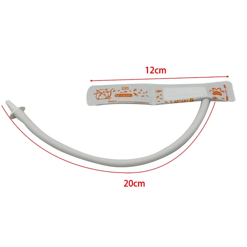 Pet & Animal Blood Pressure Monitoring Cuff, PVC Hose, Blood Pressure Measurement Cuff for Mice/Rabbits/Cats/Dogs/Cattle