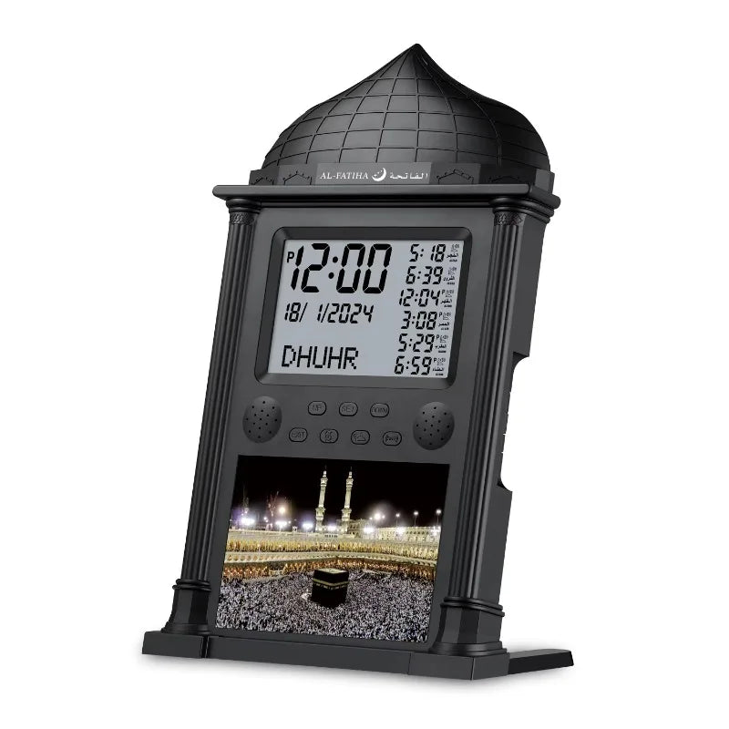 Digital LED Azan Wall Clock Muslim Islamic Islam Stylish Azan Adhan Prayer Reminder Alarm Mosque Wall Clock Prayer Time Hijri