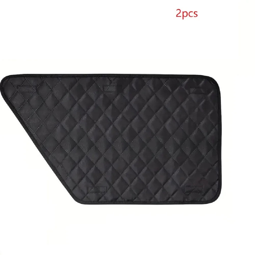 2Pcs Oxford Waterproof Car Door Cover Dog Pet Anti-Scratch Car Interior Cover Washable Car Door Protect Mats for Car Truck & SUV