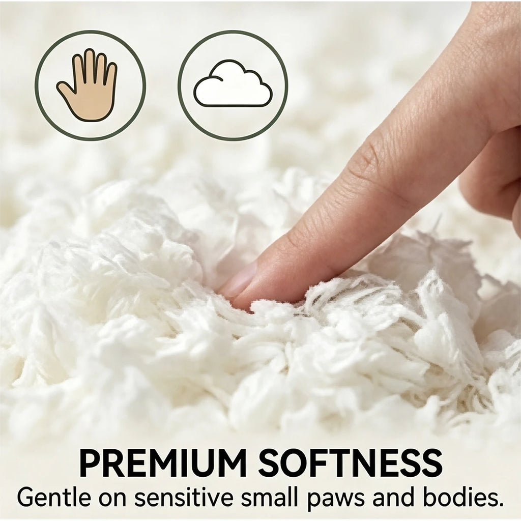 850g Paper Cotton Hamster Bedding Dust-Free Paper Fluff Large Pack Odor Control Super Absorbent Warm Pad for Syrian Hamster