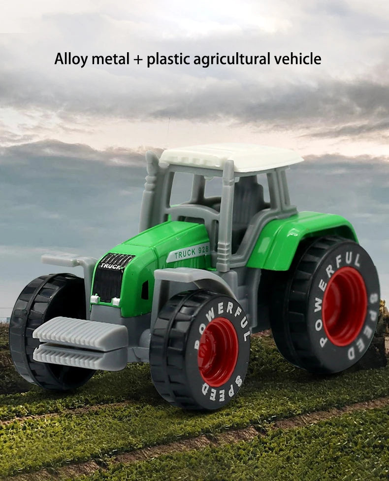 1 pcs Mini Farm Vehicles Diecast Inertia Car Toys Model Engineering Sprinkler Car Model Tractor Engineering Model for Kids Gift