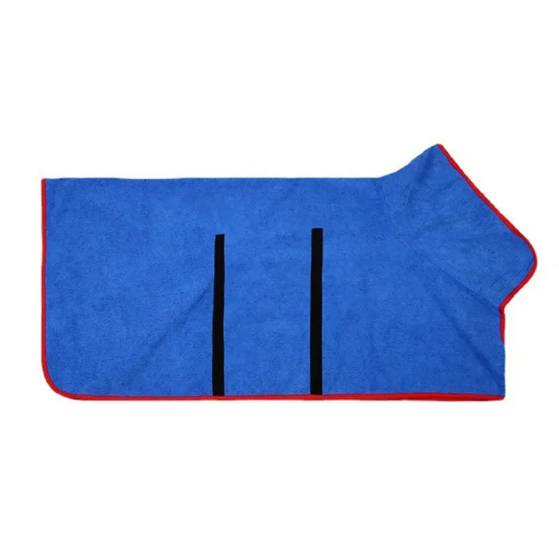 Absorbent Quick Drying Dog Bathrobe Pet Towel for Large & Small Dogs Clean Bathrobe Pet Supplies
