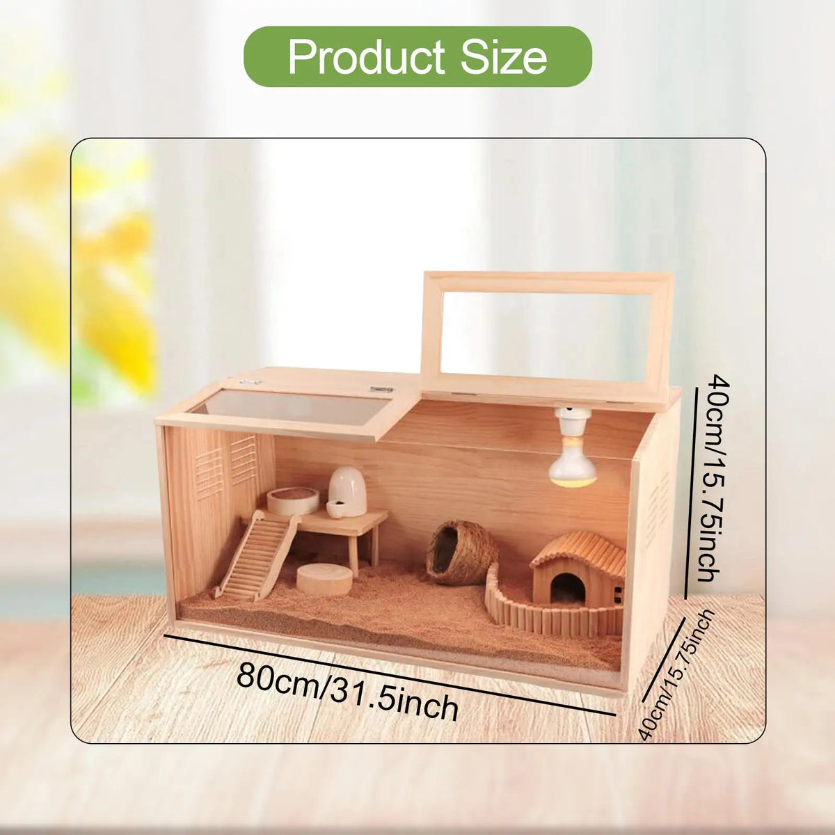 Chicken Brooder Box Sturdy Clear Versatile Lightweight Incubator Small Chicken Coop for Ducks Quails Hamsters Chick Birds