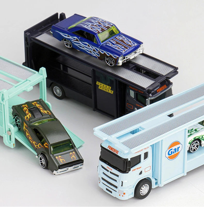 1:64 Scania Container Truck American Container Truck Alloy Diecast Model Car Home Decoration Ornaments Collections Hobby Holiday