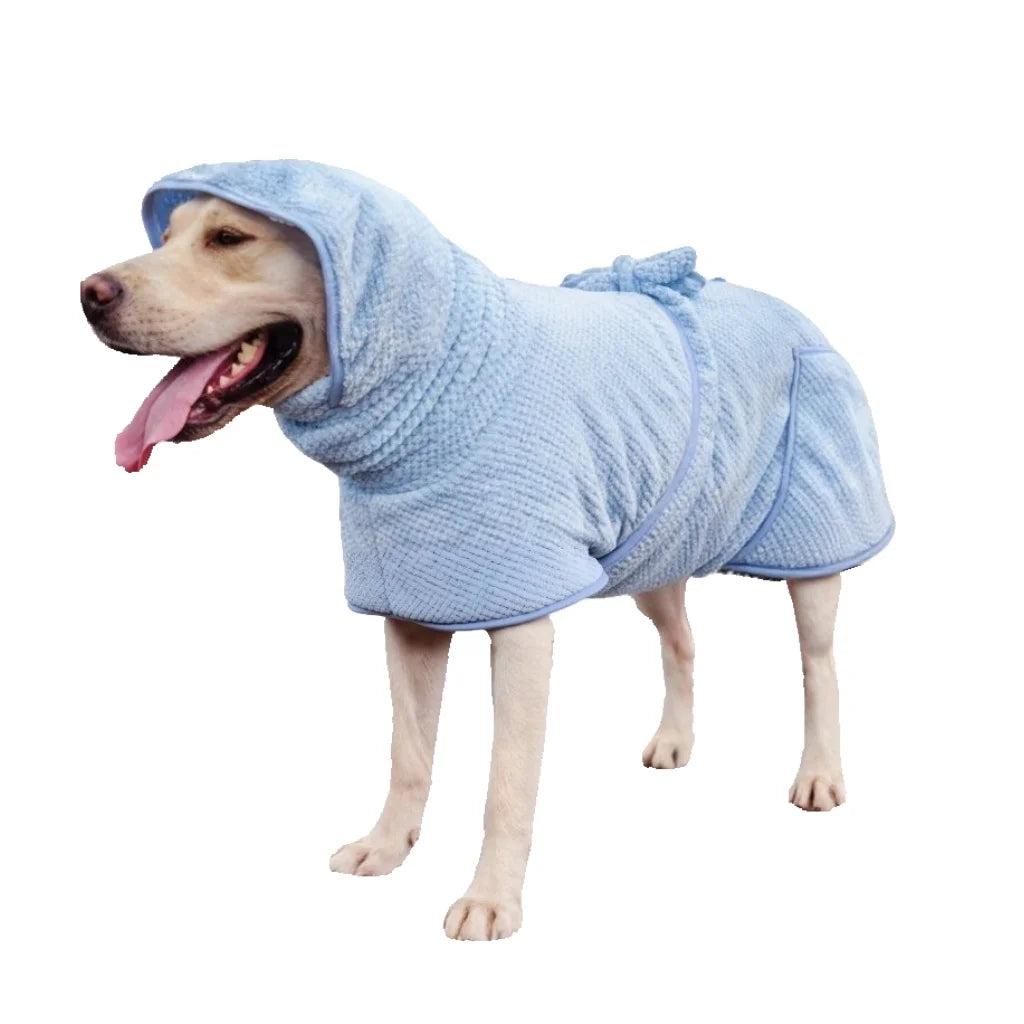 New Dog Bathrobe Absorbent Pet Quick Drying Bath Towel Dog Bath Towel Large Small Dogs Clean Absorbent Bathrobe Dog Pet Products