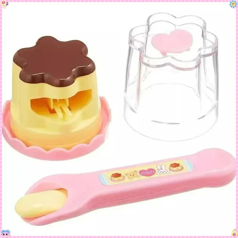 @9 Types Food Feeding Toy Japanese Pudding Feeding Toy Ramen Ice Cream Jelly Strawberry Pudding Set Kids' Role Play Toys Gifts