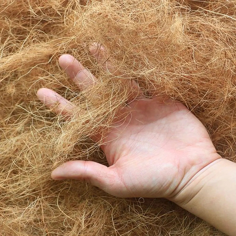 Natural Coconut Fiber Bird Nesting Pad Reusable Eco-Friendly Nest Material for Small Animals Pigeon House Lining
