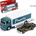 1:64 Scania Container Truck American Container Truck Alloy Diecast Model Car Home Decoration Ornaments Collections Hobby Holiday