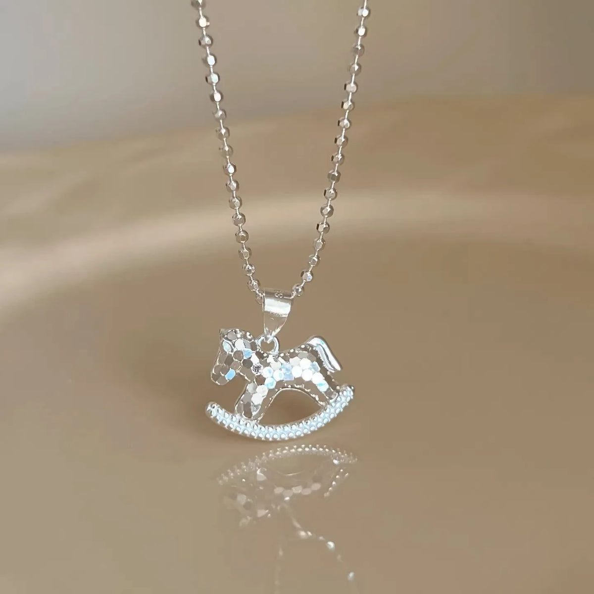 VENTFILLE 925 Sterling Silver Bead Geometry Necklace for Women Girl Korean Design Versatile Choker Jewelry Dropship Wholesale
