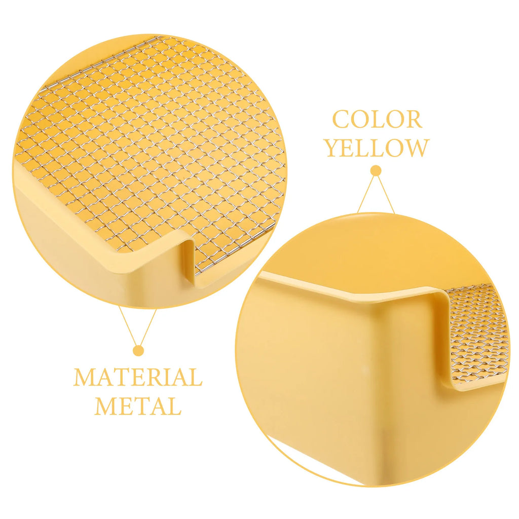 Large Rabbit Litter Box Easy Clean Split Type Portable Toilet for Hamster Guinea Pig Pet Training Ferret Litter Pan
