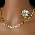 Sunny Jewelry Fashion Copper Chain Necklace Gold Plated For Women Man Daily Wear Party Wedding Engagement Jewelry Gift