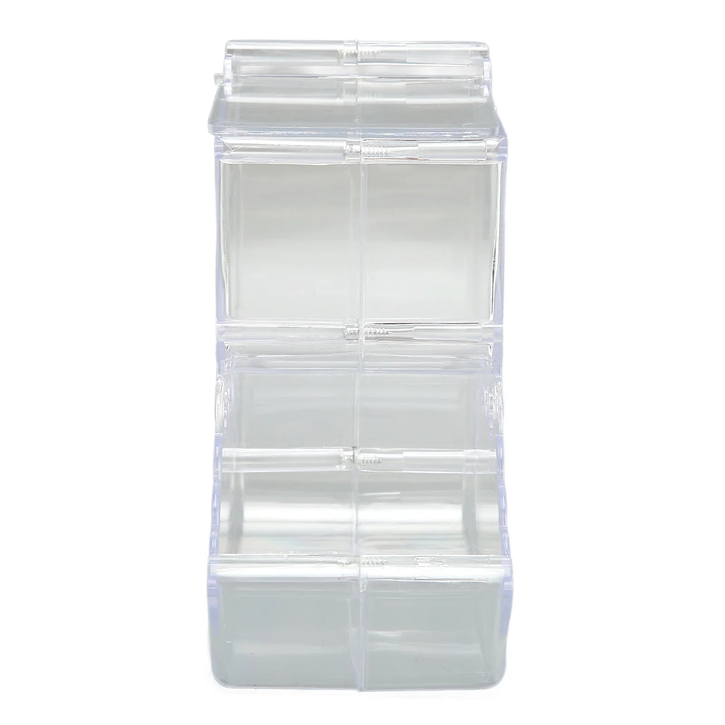 Hamster Food Feeder Automatic Transparent Large Capacity Acrylic Small Animal Food Dispenser for Guinea Pig Bird Rabbit
