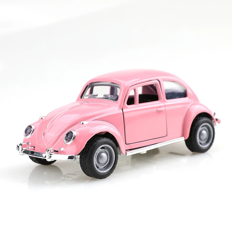 (bagged)1:38 Classical Cute Beettle, Alloy Model Car, Simulated vehicle, children's alloy car, boy's toy model, car ornaments