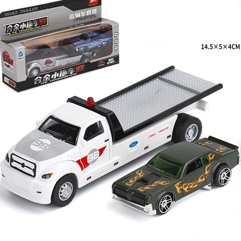 1:64 Scania Container Truck American Container Truck Alloy Diecast Model Car Home Decoration Ornaments Collections Hobby Holiday