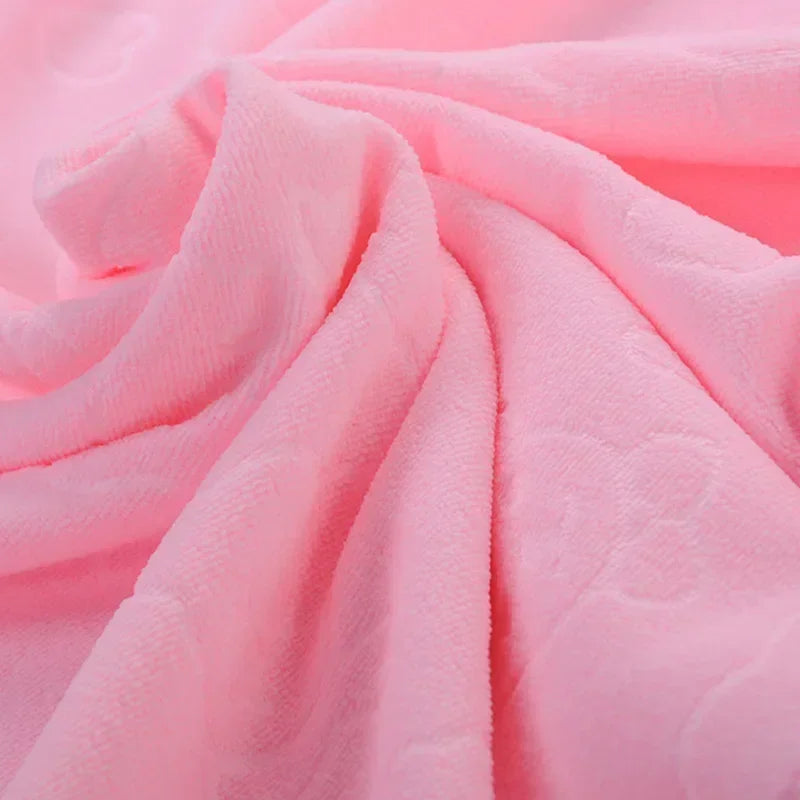 Quick Drying Dog and Cat Towels Soft Fiber Towels Absorbent Bath Towel Pet Bathrobe Convenient Cleaning Towel Pet Supplies