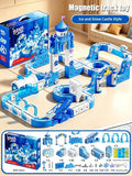 Kids Magnetic Track Car Toy Children Electric Anti-gravity Train Railway Model Magic Race Cars Toys for Boys 3 Years Birthday