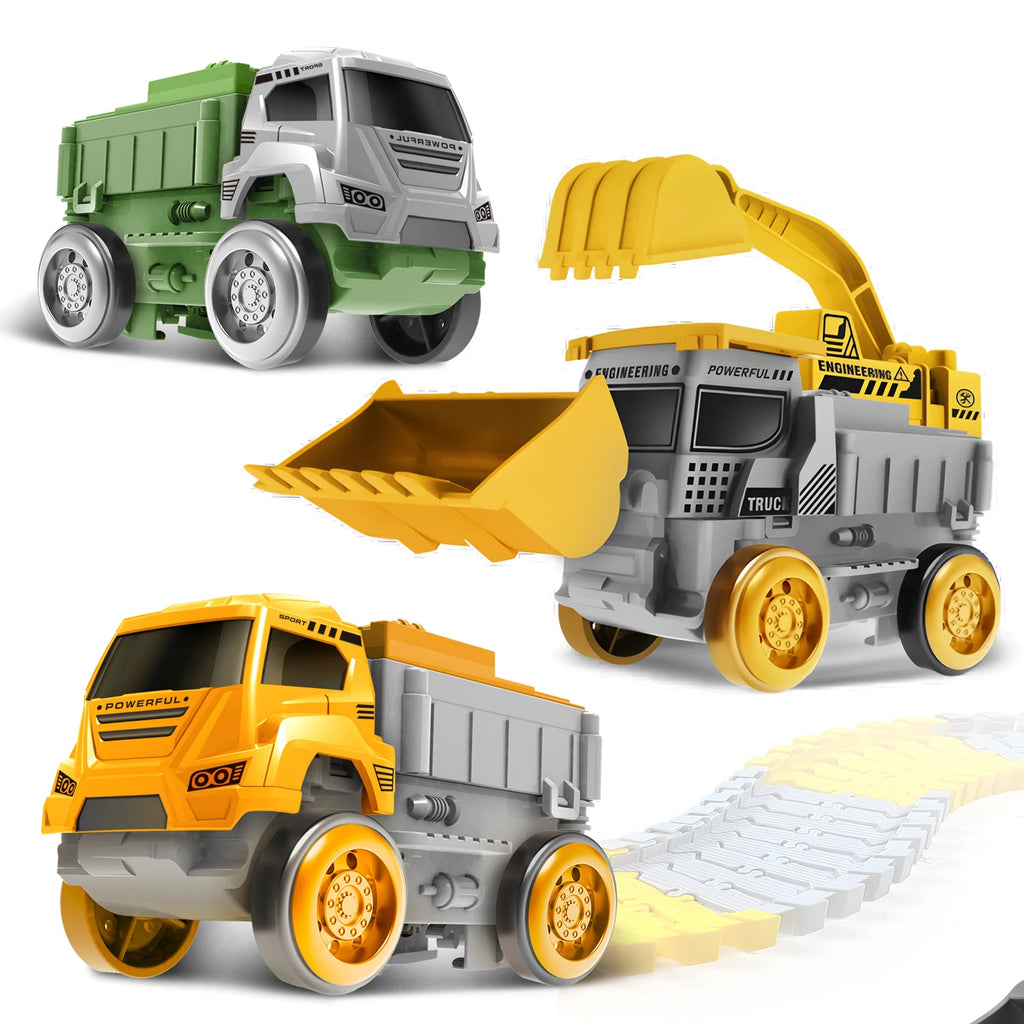 Replacement Cars for Tracks - Extra Race Car Accessories for Dinosaur Race Track & Train Toy Gift - for Kids Boys and Girls Toys
