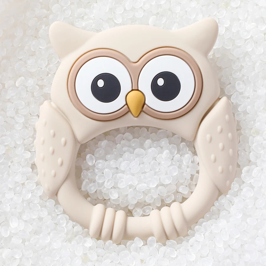 1PC Baby Silicone Teether Toys Food Grade Silicone Teething Animal Dental Teething Goods for Newborn Soothing Nursing Toys
