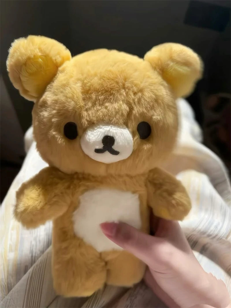 20cm Cute Rilakkuma Korilakkuma Plush Toy Japanese Style Brown White Bear Stuffed Animals Adorable Birthday Gift for Girl