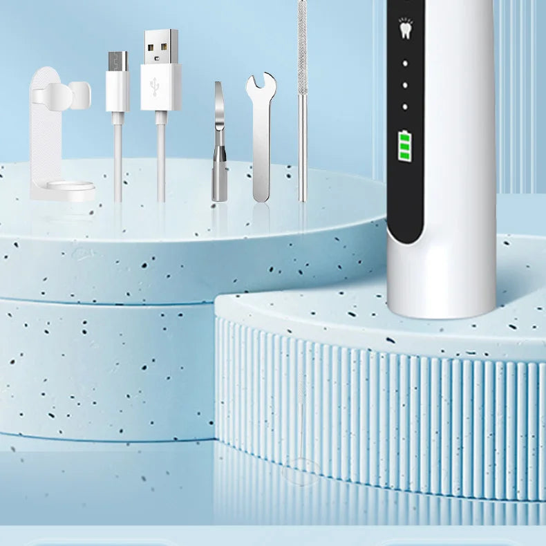 Ultrasonic Toothbrush for Dogs and Cats Removes Tartar and Plaque Pet Dental Care Kit Pet Tartar Remover Tooth Cleaning Tool