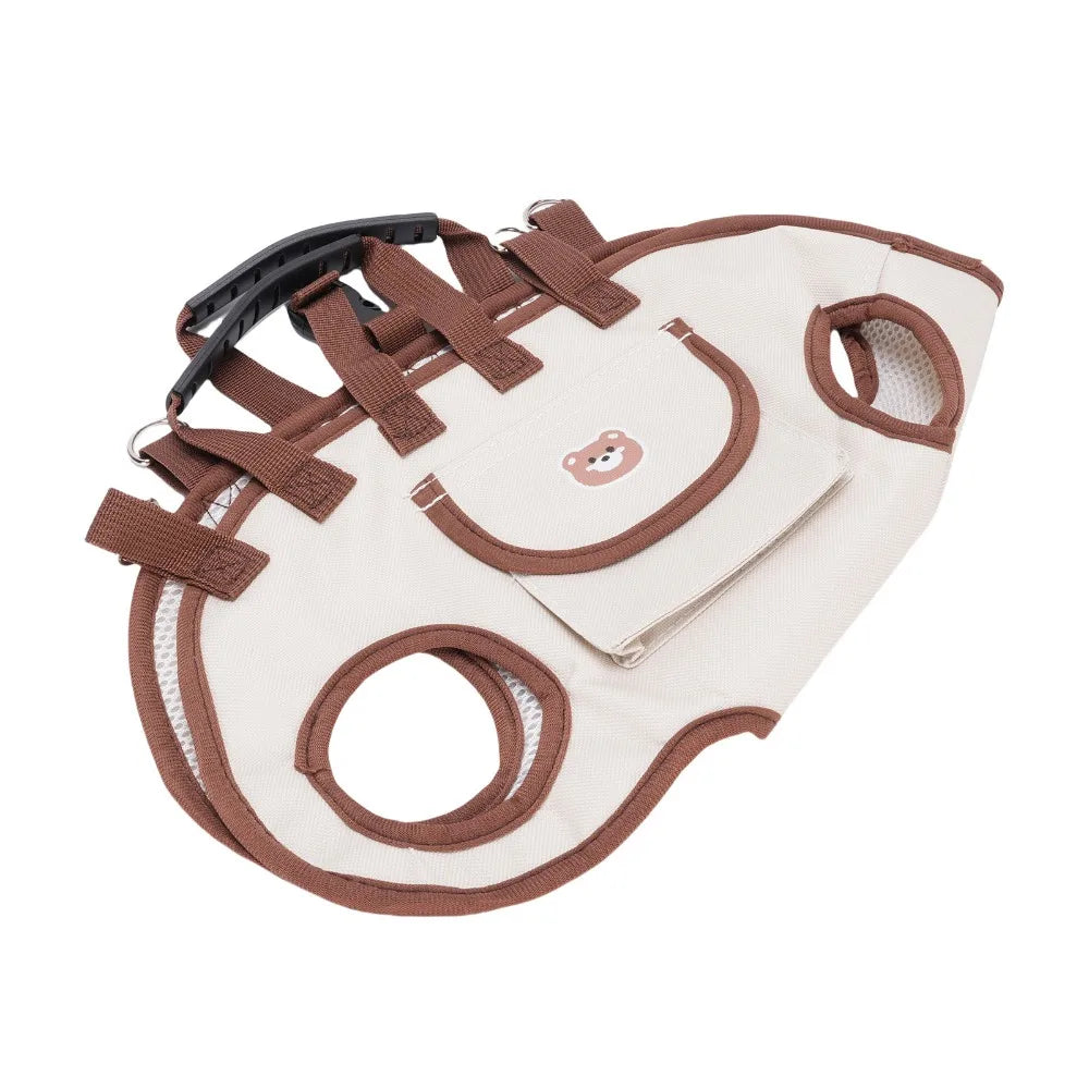 Durable Adjustable Strap Dog Lift Harness Breathable Portable Pet Carrier Cat Carrier Sling Puppy Cat
