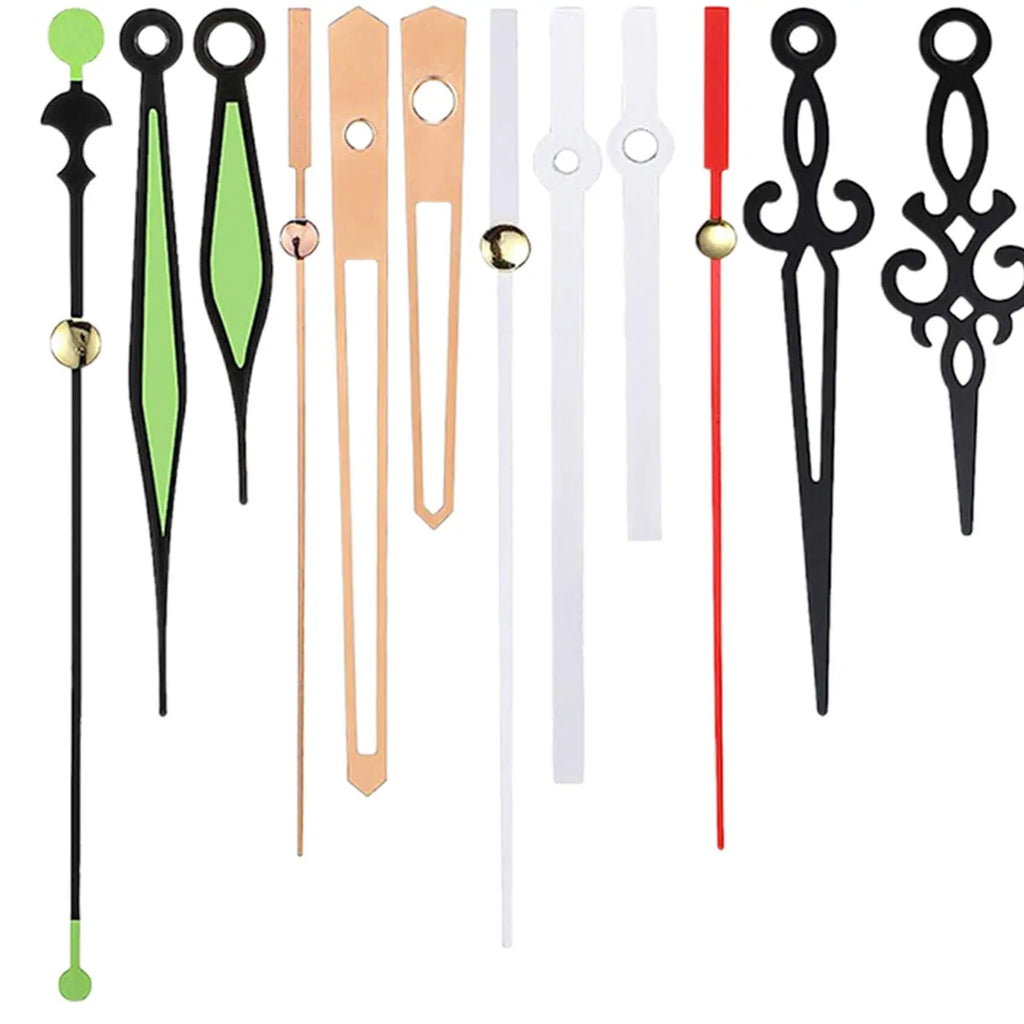 6Set DIY Wall Clock Movement Mechanism Hanging Clock Mechanism for Living Room Replacement of Broken Clocks Metal Wall Clocks