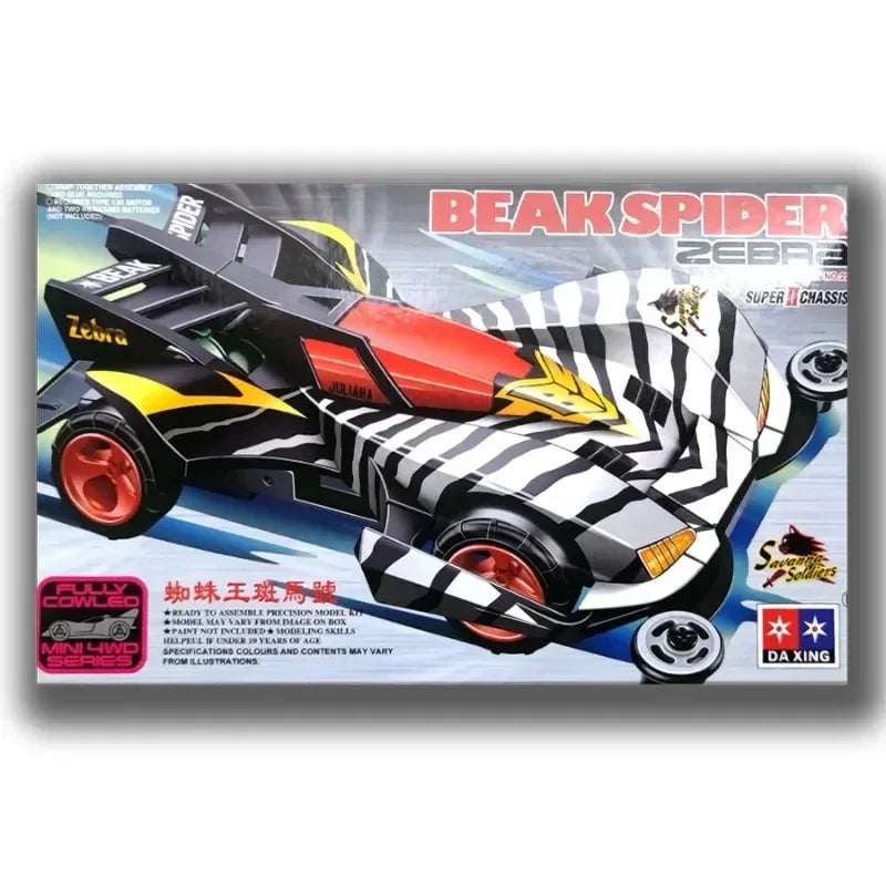 Mini-Auto Spider-König, Super-Modell-Auto Montiert Mit Einem Verhältnis Von 1/32, Die Klassische Spider-Rennspielzeug. Hotwheels