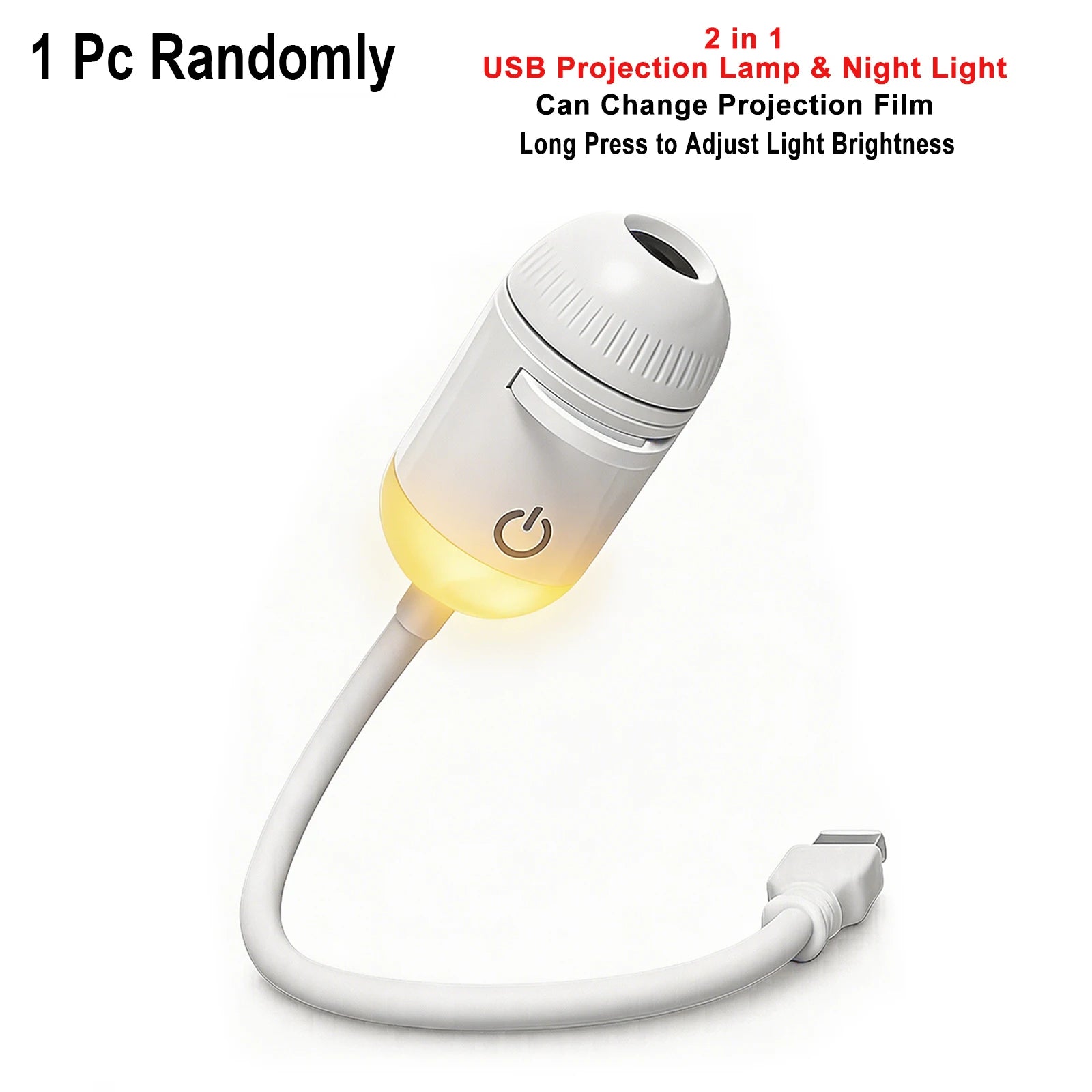 New Atmosphere Projection Car Ambient Light Large Range Projection Romantic Atmosphere Multiple Scenes Adjustable Focus Distance
