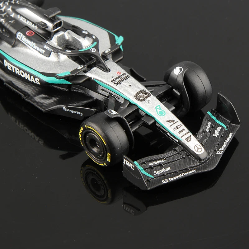 Bburago 1:64 2025 F1 Alloy Car Model SF25 RB21 W16 MCL39 Red Bull Mercedes Ferrari McLaren Formula Racing Diecast Toy