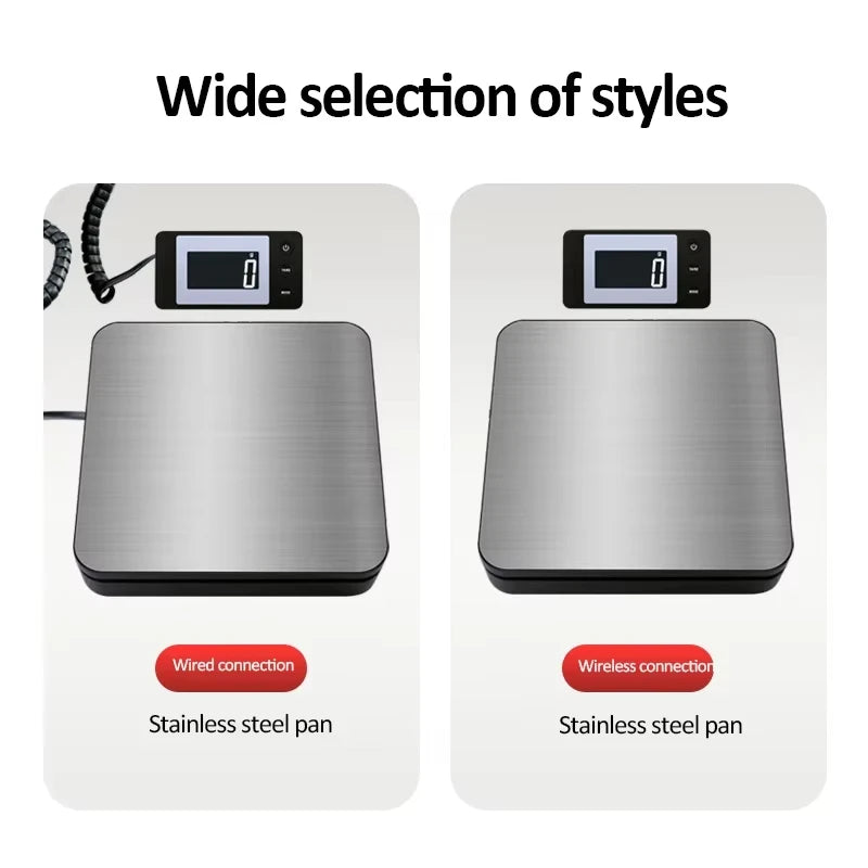 Electronic Platform Scale 50kg/2g High-precision Digital Scale Wired/Wireless Parcel Pet Express Zero/Tare Kitchen Weighing Tool