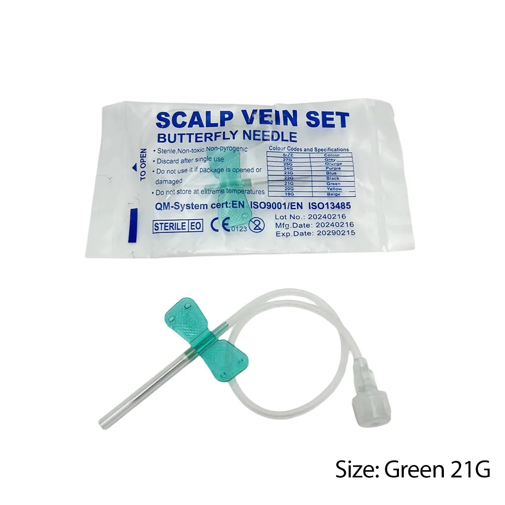 50PCS/lot Disposable Butterfly Infusion Needle Double Wing Infusion Needle Pet Care Room Cat Gog Animal