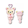 Rilakkuma Sea Otter Plush toy Keychain kawaii Korilakkuma Stuffed Doll Pouch San-X lazy bear Cartoon plush coin purse Bag Charm