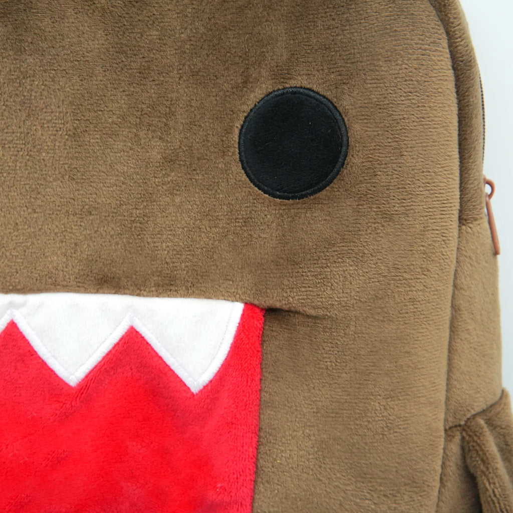 1/5/8pcs Kawaii Domo-kun Plush Bag Cute Brown Stuffed Backpack Cartoon Domo Kun Stuffed Bag Birthday Gifts Wholesale