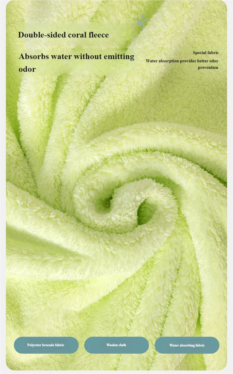 Coral Fleece Absorbent Pet Towel Absorbent Pet Towel Small Pet Cat Dog Bath Towel