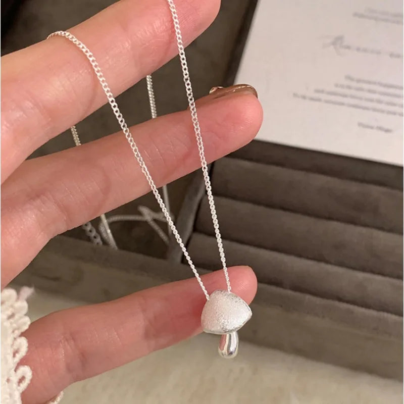 PANJBJ 925 Sterling Silver Onyx Necklace for Women Girl Concise Individuality Fashion Jewelry Birthday Gift Dropshipping