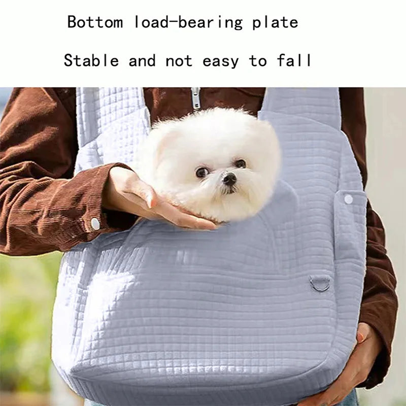 2026 New Portable Pet Backpack Small Outdoor Chest Bag Convenient For Cats Dogs To Travel Outdoors Breathable Soft Comfortable