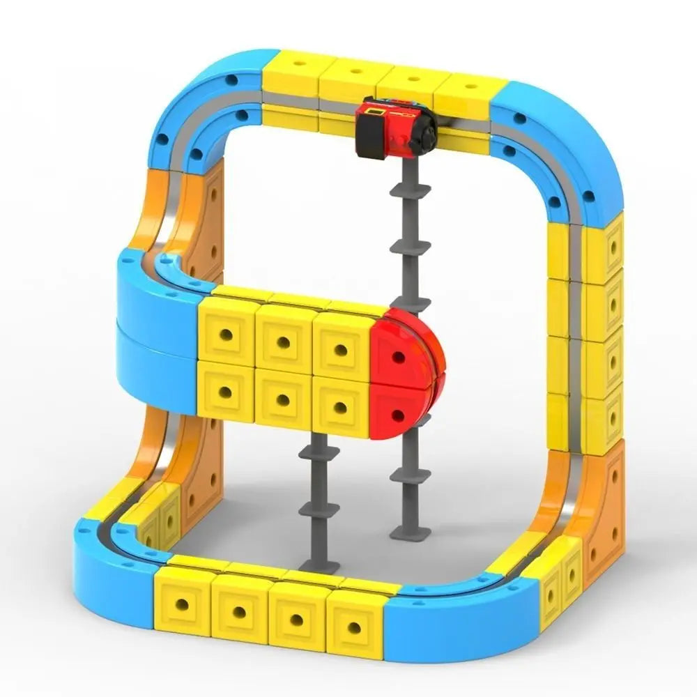 Fun Plastic Magnetic Tracks Train Smooth Steady Driving Intelligent Toy Railway Track Toys Small Train Kids Toy