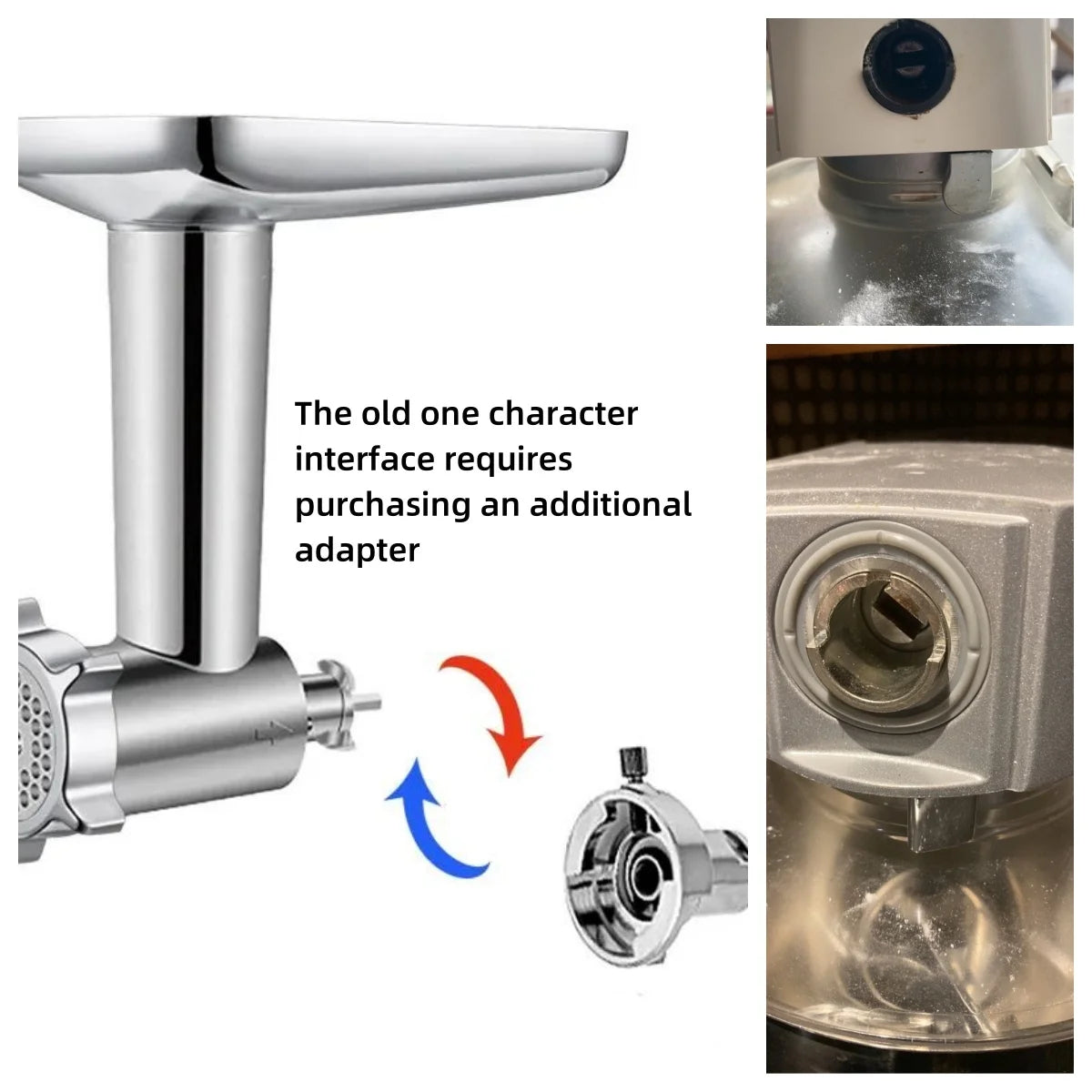 2025 New Stand Mixer Attachment Food Grinder Set Kitchen Grinding Tools for Kenwood Chef / Chef XL, KVC, KVL, KMix, Also Fit SME