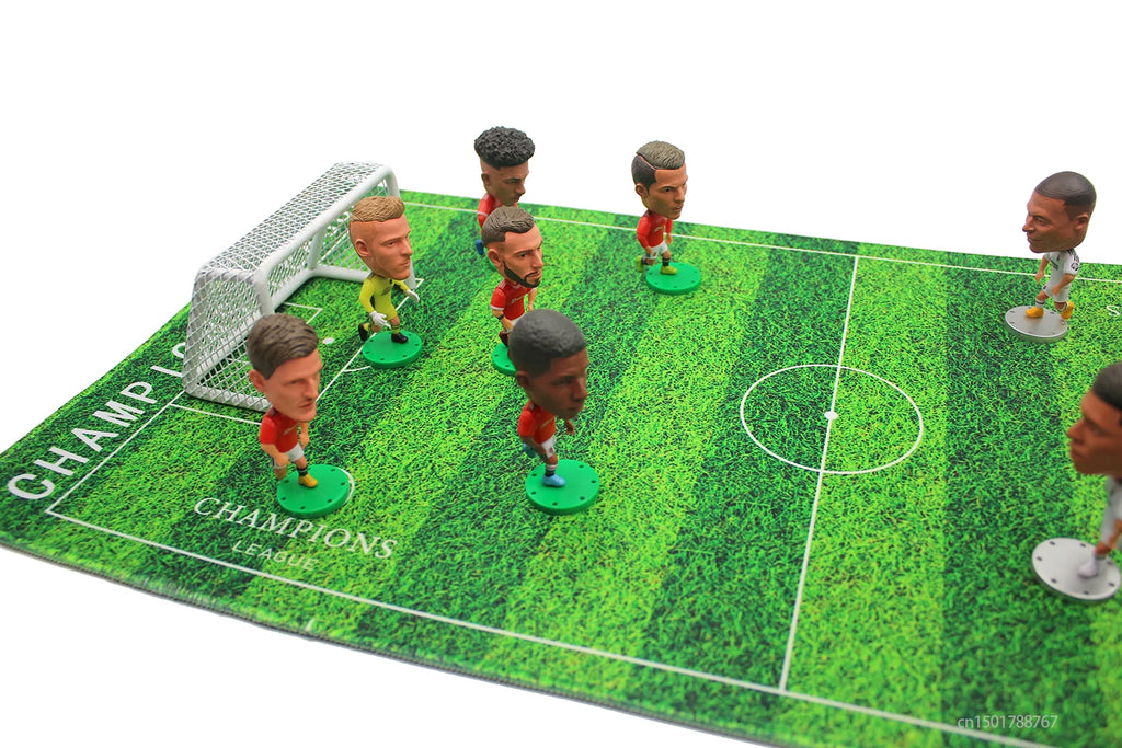 1:64 Scale Parking Road Garage Football Field Toy Mat Mouse Pad For Diecast Car Model Dolls Scene Display
