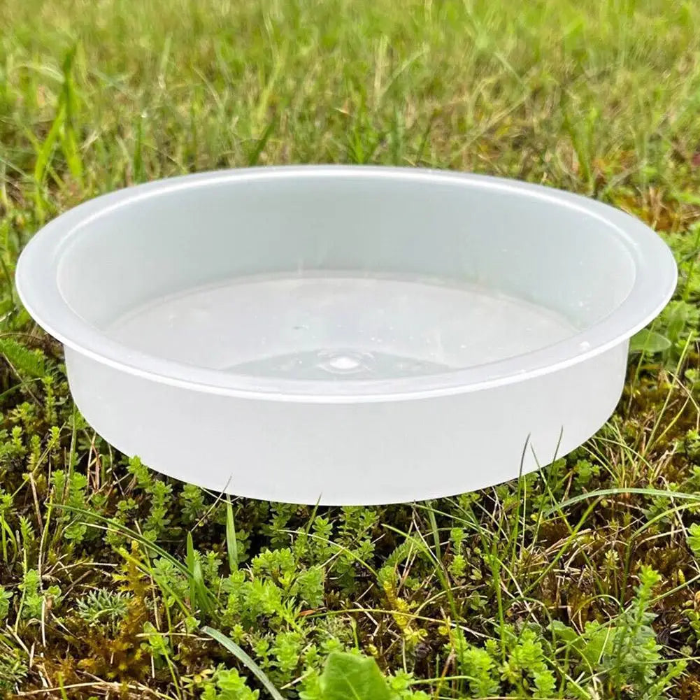 Outdoor Garden Hummingbird Water Dish Tray Replacement Plastic Birdbath Bowl Wild Bird Feeding Station Drinker Water Feeding