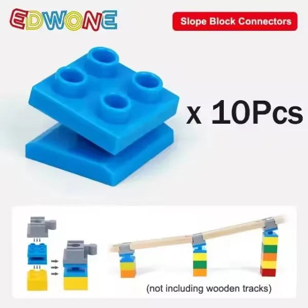 All Kinds Connectors Wooden Train Track Accessories Universal Plastic Building Blocks Adapters Fit for Brand Wooden Track Toys