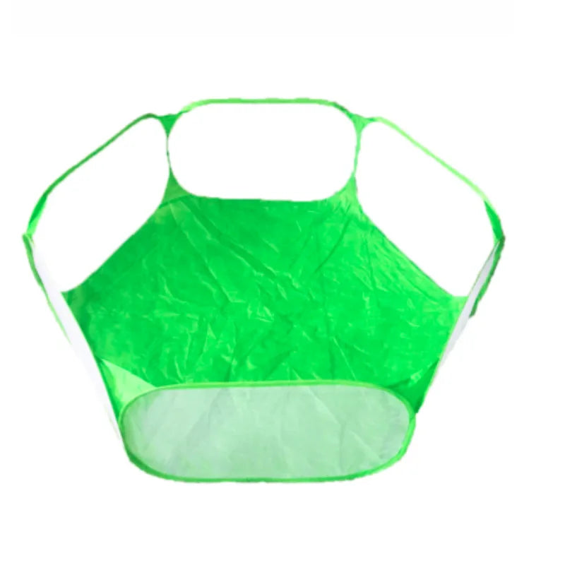 Transparent Portable Pet Cage Tent Dog Cat Playpen Open Folding Yard Fence for Hamster Rabbit Guinea Pig Small Pet Cage