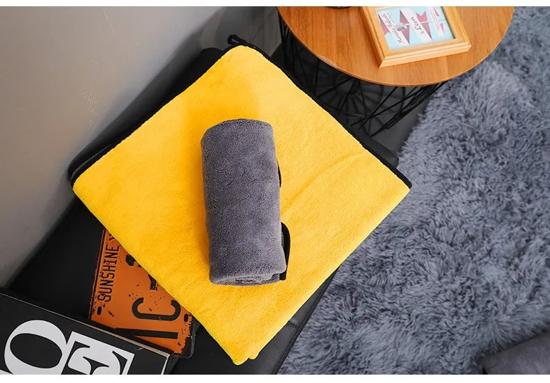 1-10pcs Pet Absorbent Towel Dog Cat Quick Drying Bath Towel Ultra-fine Fiber Super Absorbent Pet Towel Cleaning Supplies