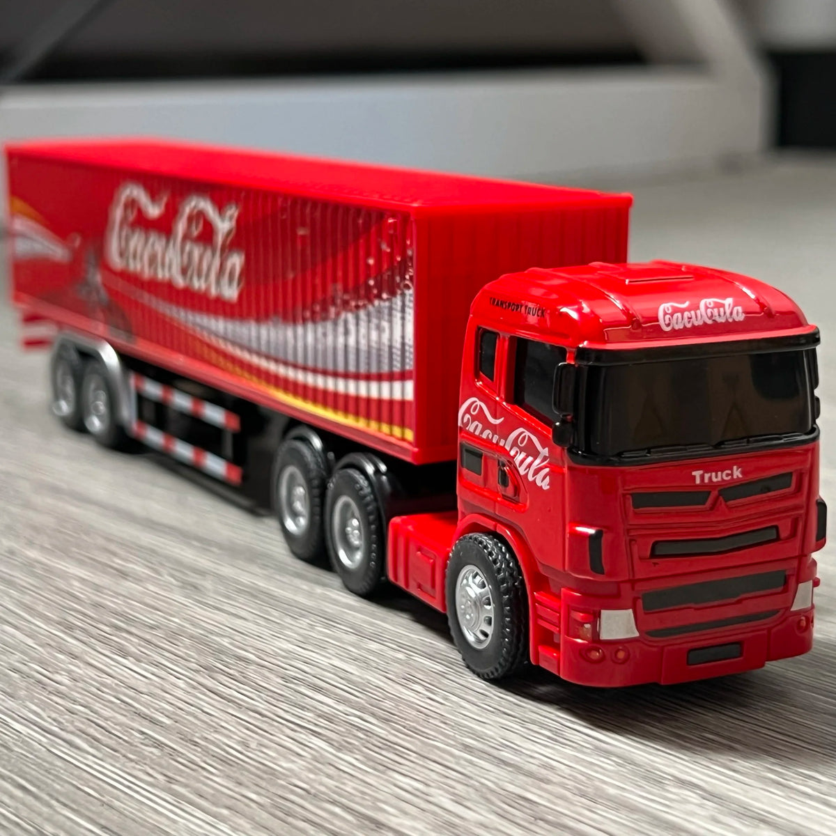 1:64 Scania Container Truck American Container Truck Alloy Diecast Model Car Home Decoration Ornaments Collections Hobby Holiday