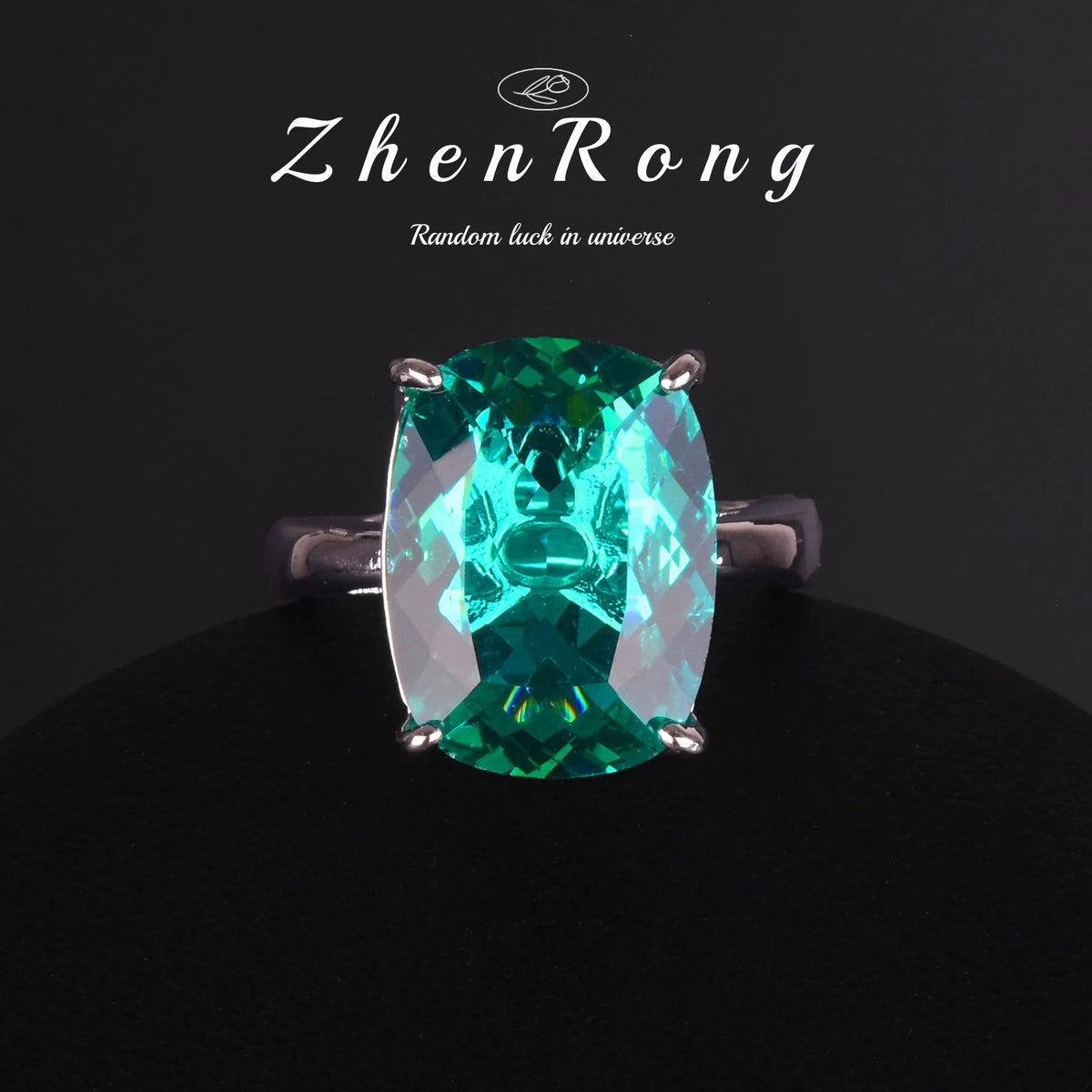 Foydjew Luxury 20 Carat Yellow/Red/Blue/Green Color Large Gemstone Jewelry Sets Pendant Necklaces Earrings Rings For Women