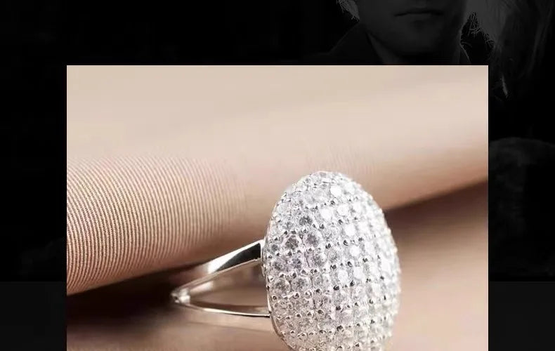Authentic S925 sterling silver set with diamond Twilight Breaking Dawn Bella engagement wedding ring Fashion jewelry  gift