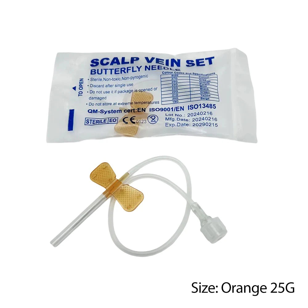 50PCS/lot Disposable Butterfly Infusion Needle Double Wing Infusion Needle Pet Care Room Cat Gog Animal