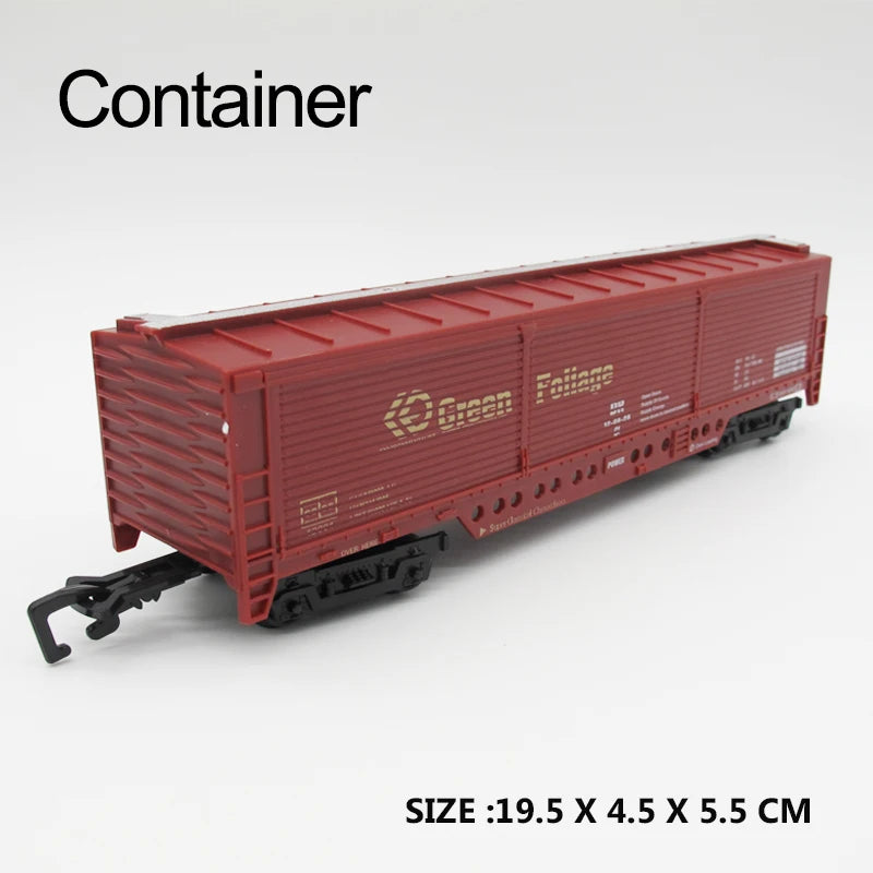 3cm Width wheel Train Track Cargo Car Carriage Wagon Model Guage Accessories DIY Toy Classic Electric Trains Rail King Trian Set