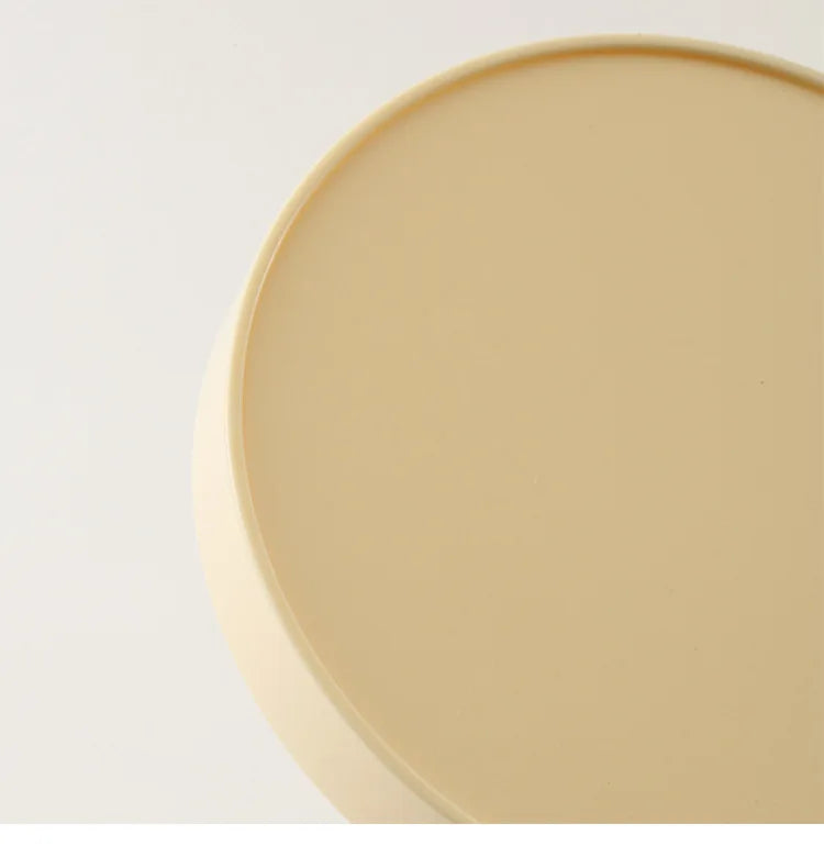 Home Decor Cream Style ABS Wall Clock Living Room Decoration Desktop Silent Wall Clock Vertical Clock
