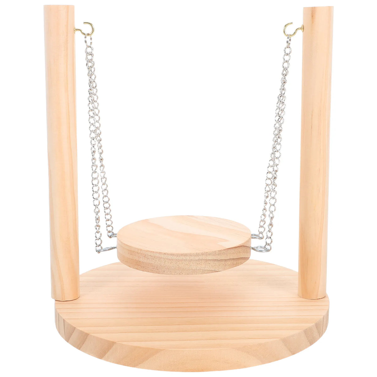 Funny Hamster Wooden Hammock Swing Small Animal Climbing Decorative Molar Hamster Supply Small Animal Wood Hammock